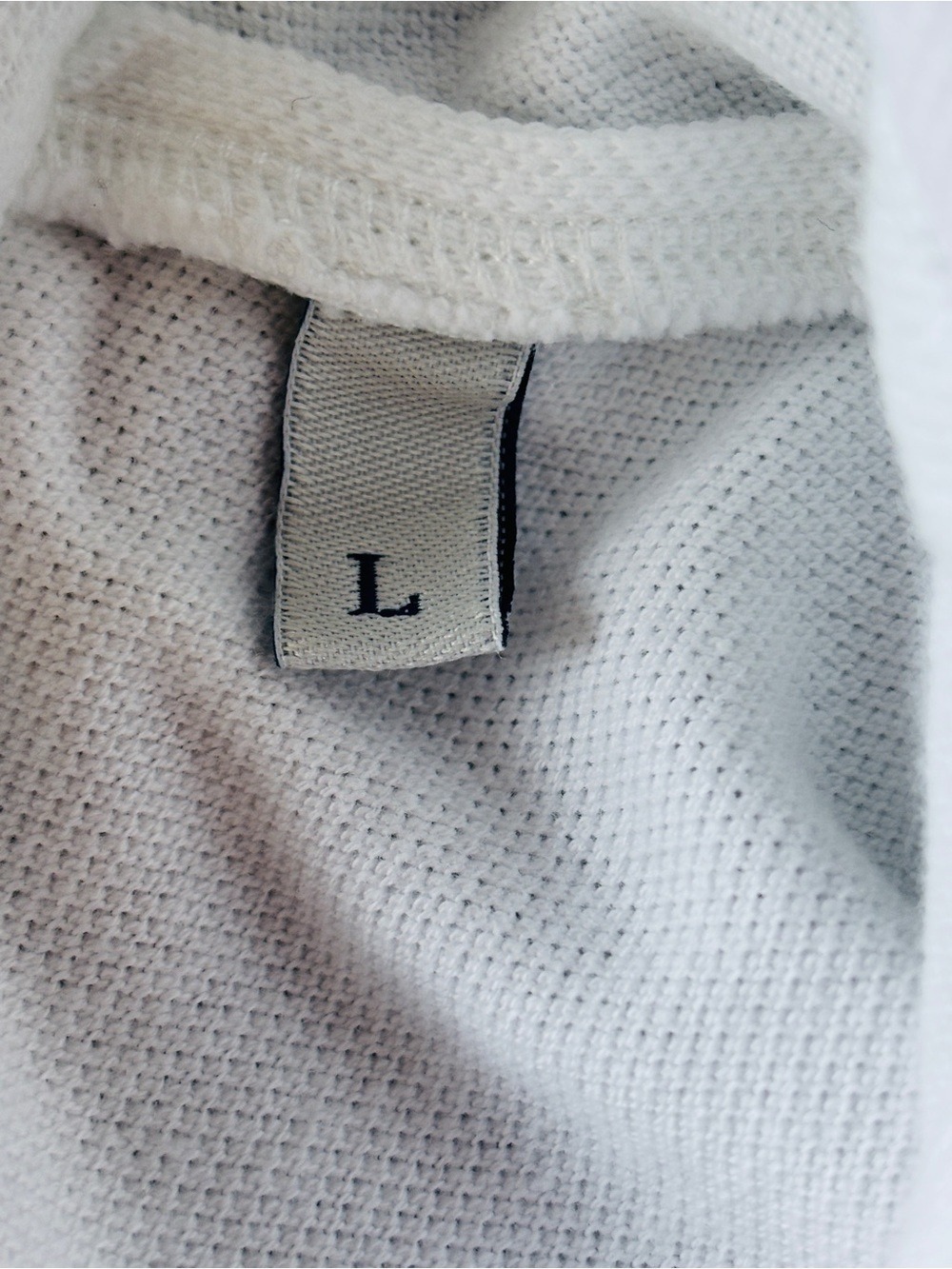 Moncler White Polo Shirt Large - Picture 6 of 7